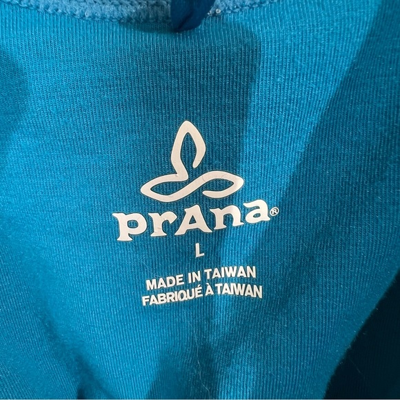 Prana Women's Large Performance Calico Blue  Athletic Dress with Cut Out Back - Picture 6 of 8